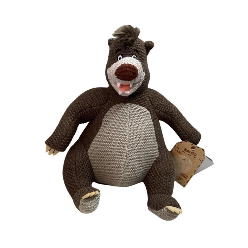 Disney Baloo The Jungle Book Knitted Plush Toy 1957 Limited Edition